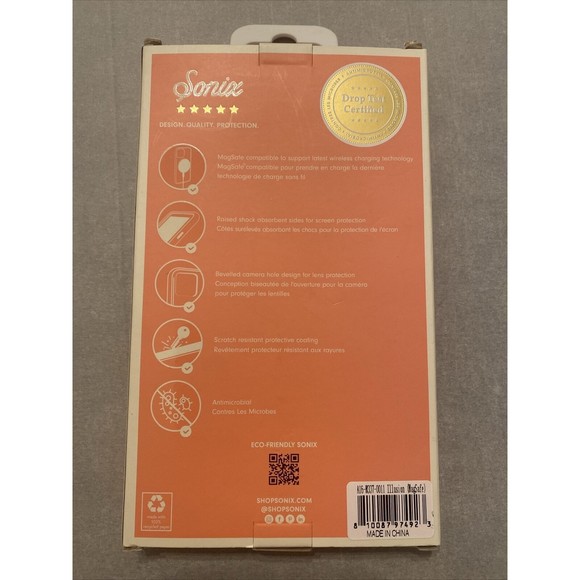 Sonix Apple iPhone 14 Plus Case with MagSafe - Illusion Pink with Rainbows Stars - Picture 2 of 4